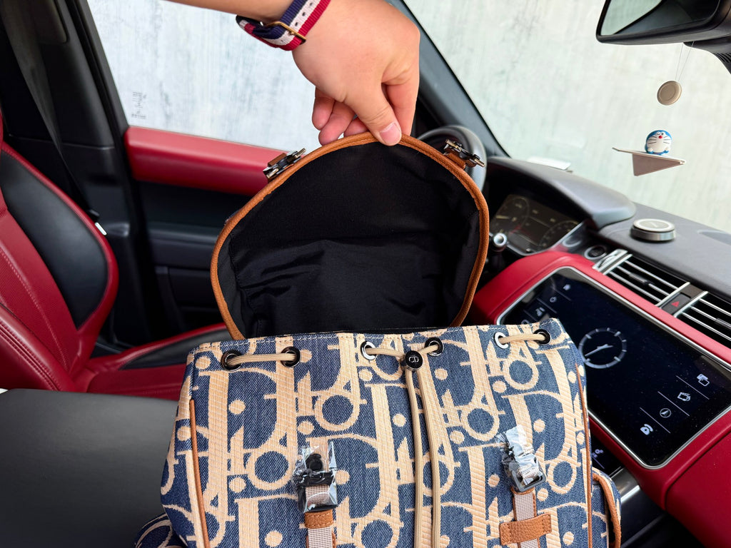 Dior Inspired Hit The Road backpack