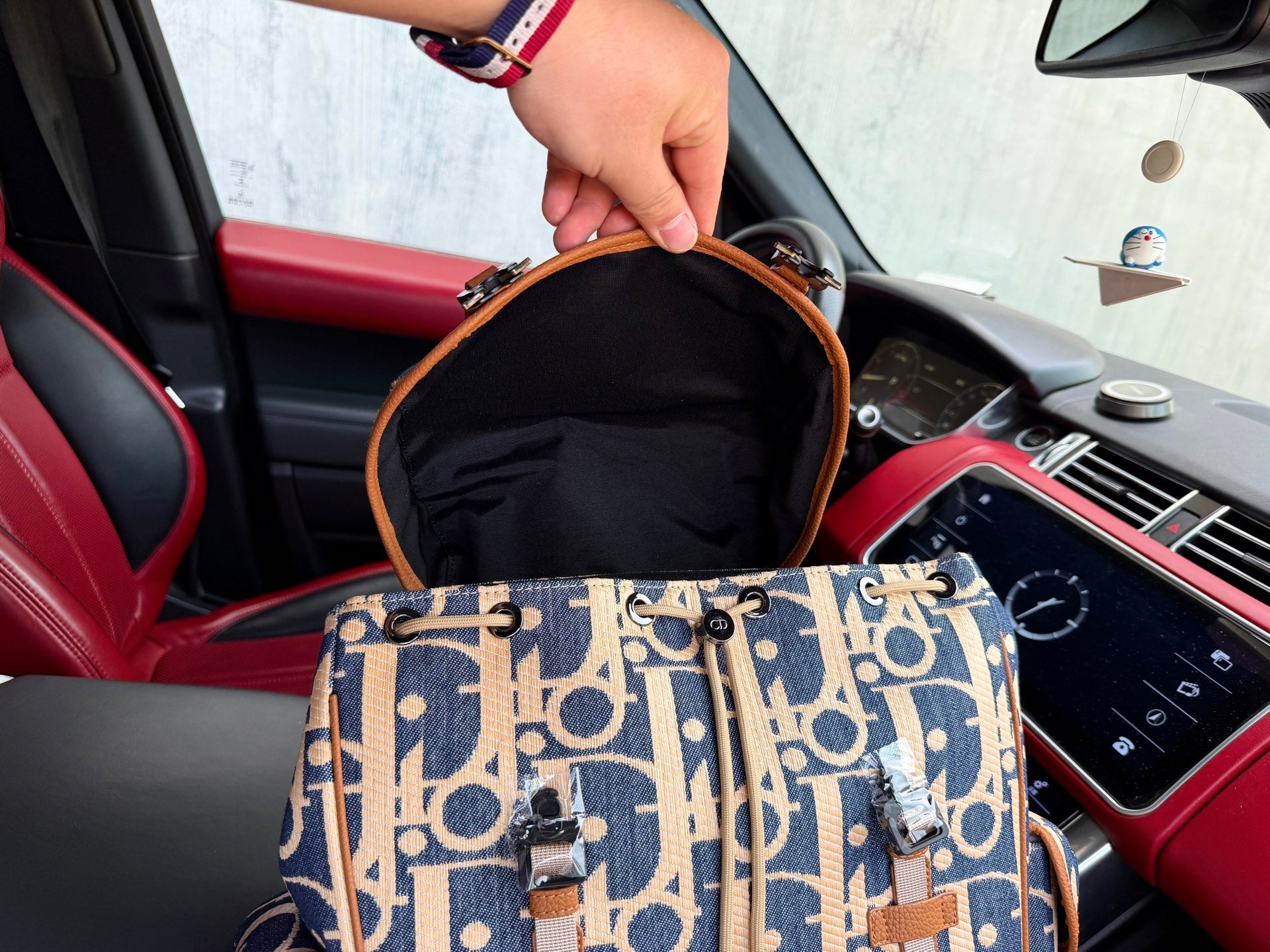 Dior Inspired Hit The Road backpack