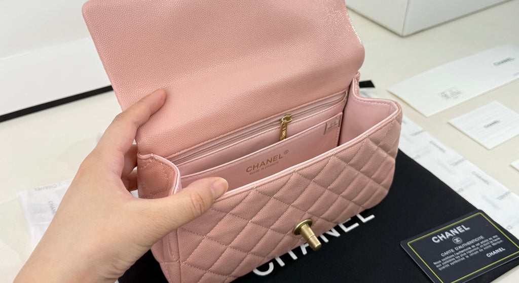 Chanel Inspired top handle bag