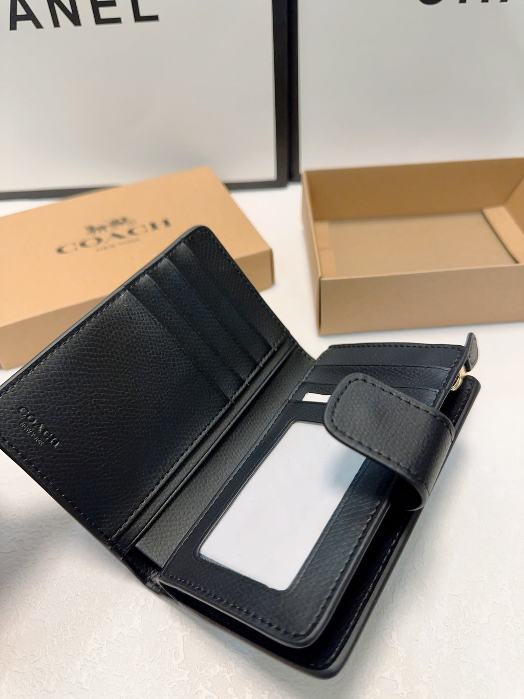 Coach Inspired Medium Corner Zip Wallet