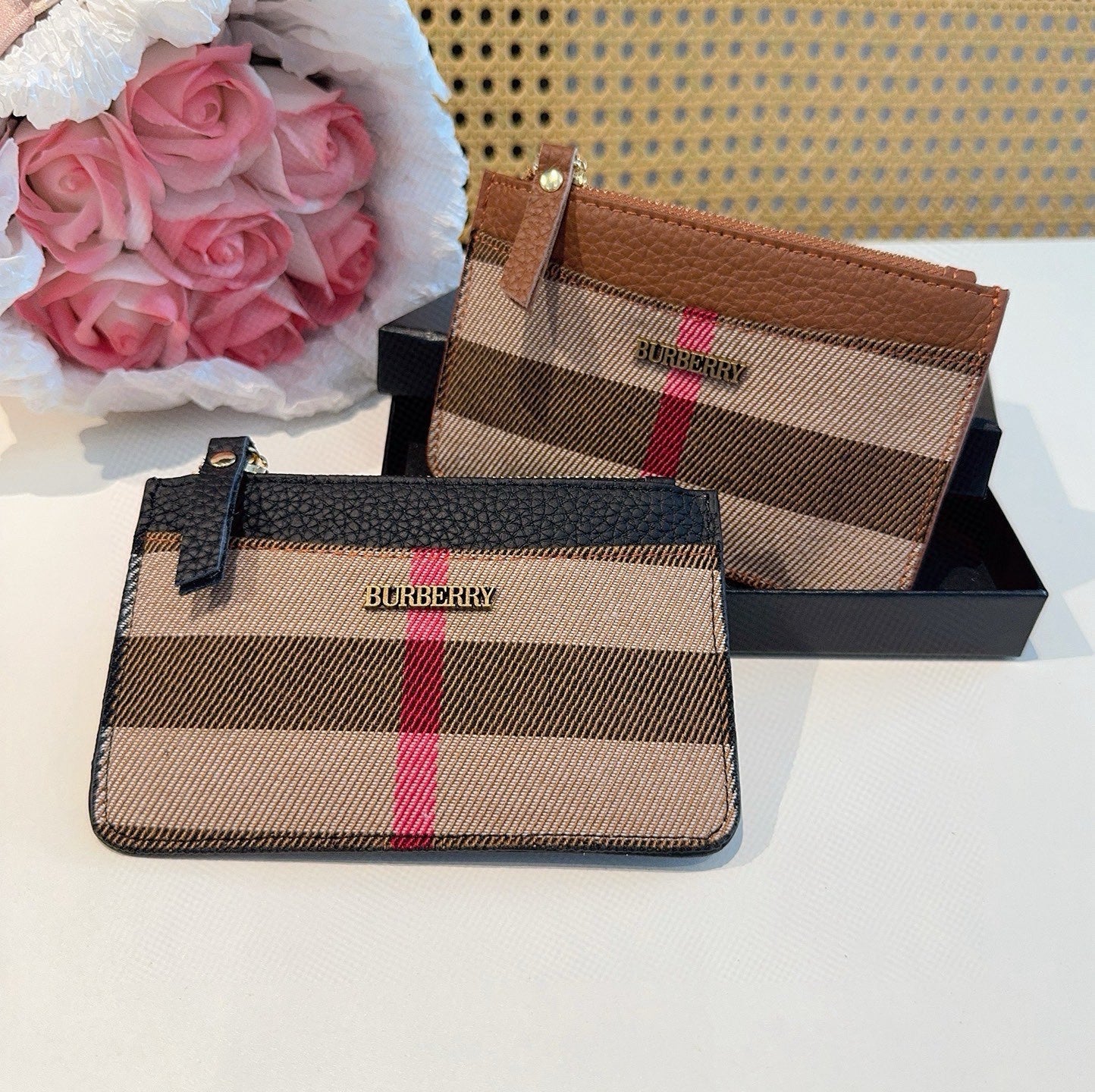 Burberry Inspired coin purses