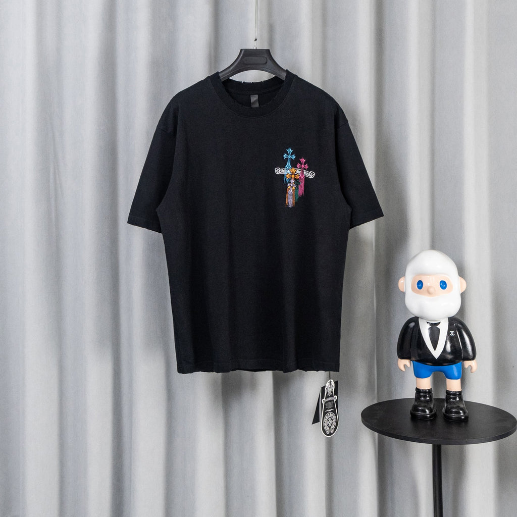 Chrome Hearts Inspired Multi Color Cross Cemetery T-shirt