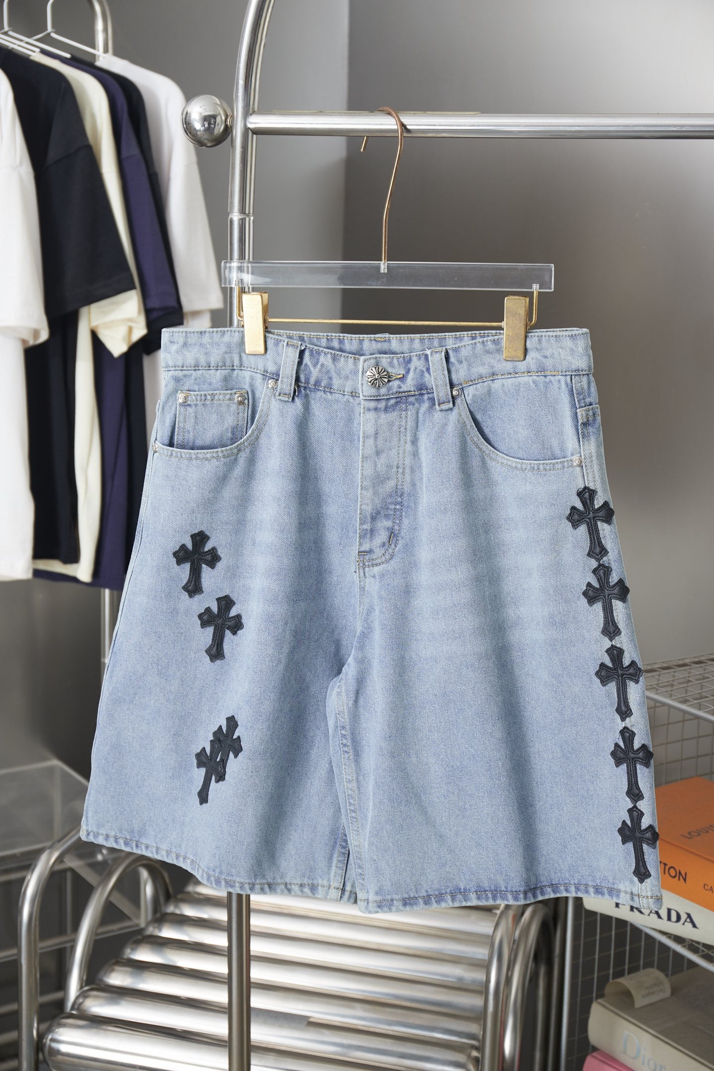 Chrome Hearts Inspired Jorts