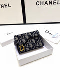 Christian Dior Inspired Saddle Flap Card Holder