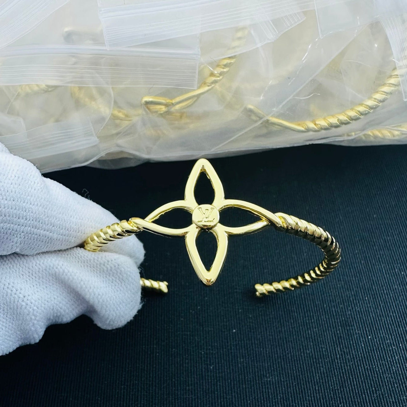 Louis Vuitton Inspired Nautical Rigid Bracelet