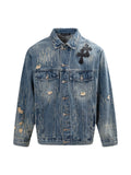 Chrome Hearts Inspired denim jacket