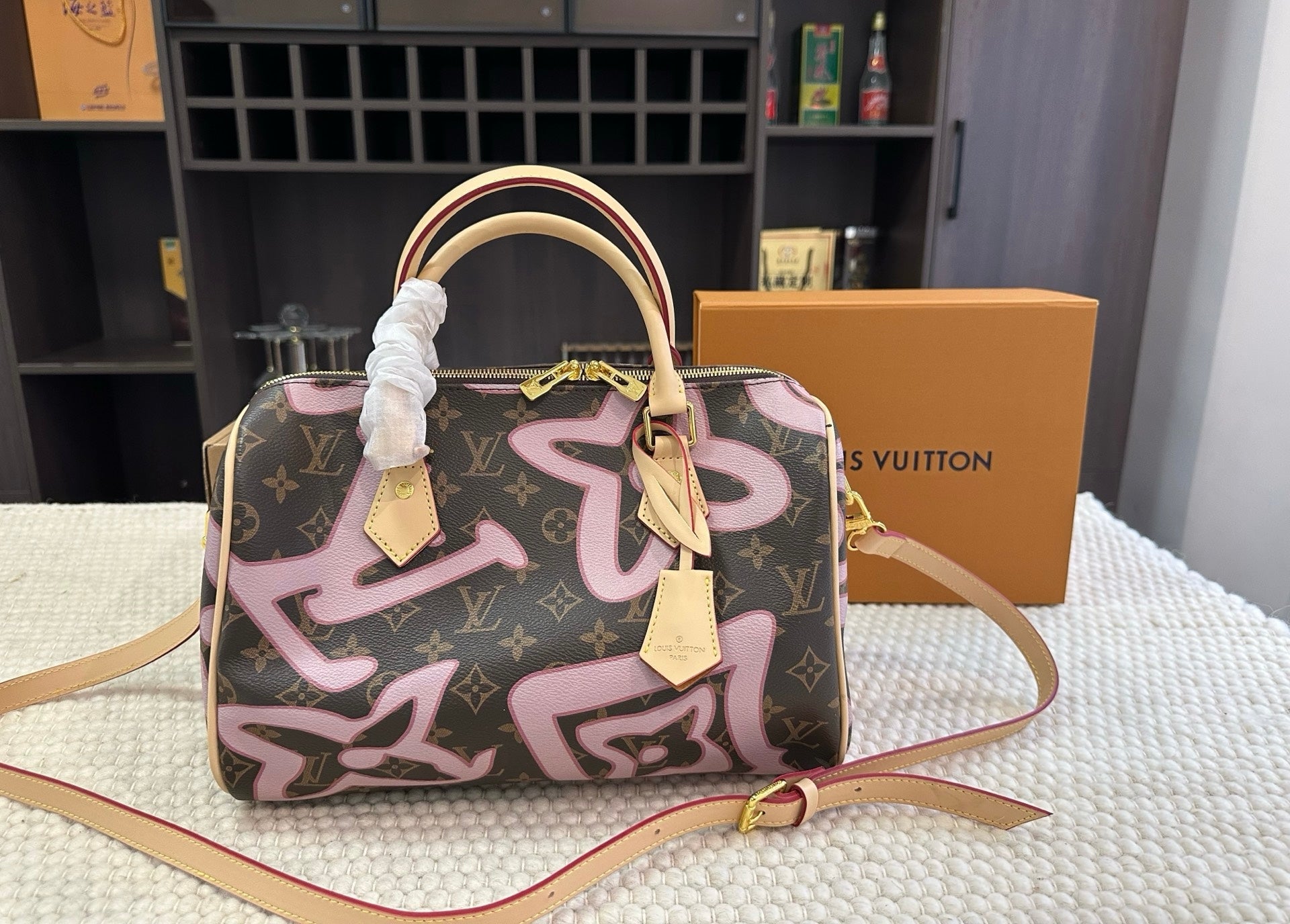 Louis Vuitton Inspired Monogram Bay Speedy 30 bag