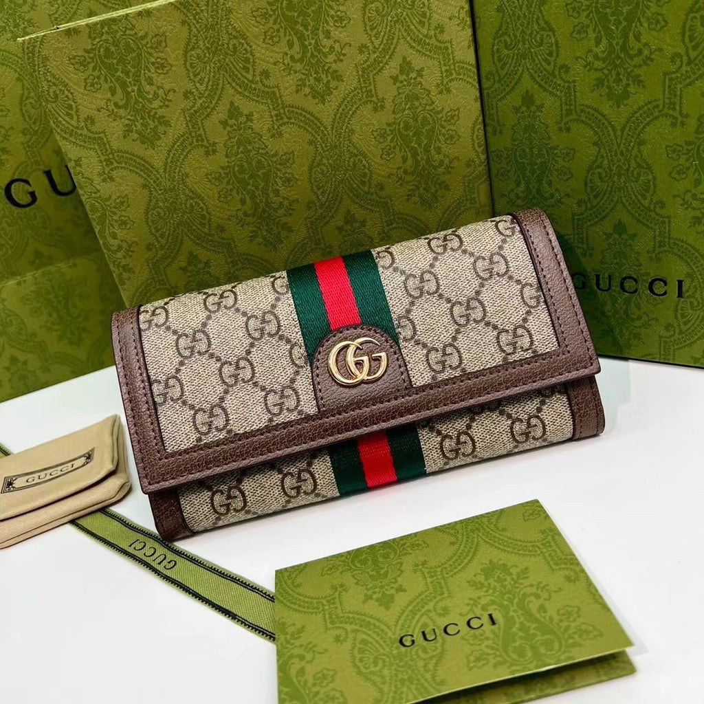 Gucci Inspired Ophidia continental wallet