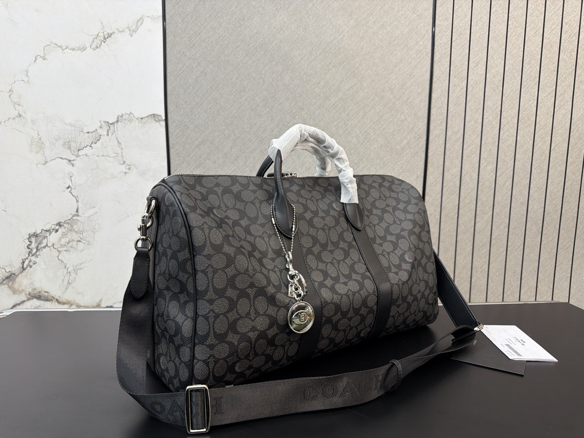 Coach Inspired Compass 45 duffle bag