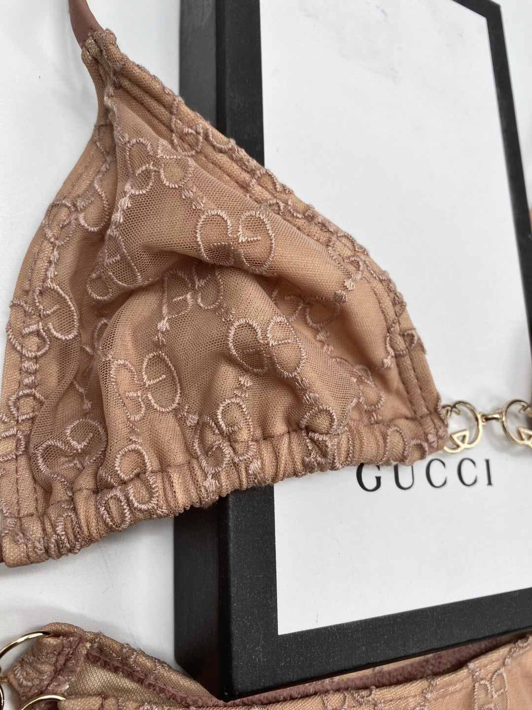Gucci Inspired GG mesh bikini