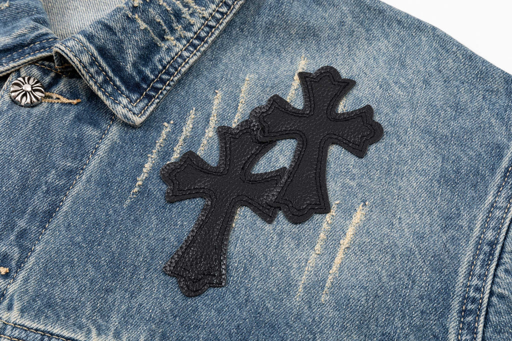 Chrome Hearts Inspired denim jacket