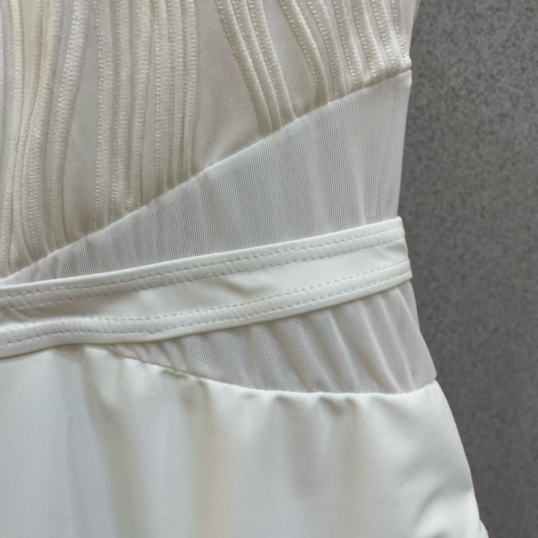 Chanel Inspired one-piece swimsuit