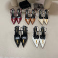 Saint Laurent Inspired Opyum slingback pumps