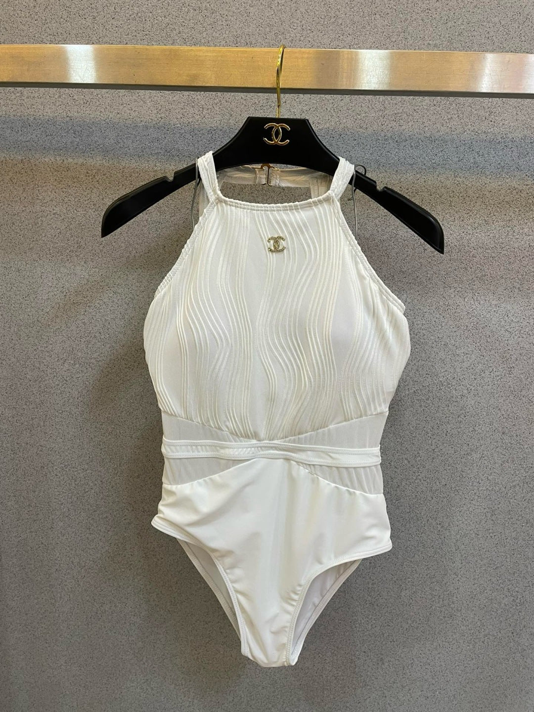 Chanel Inspired one-piece swimsuit