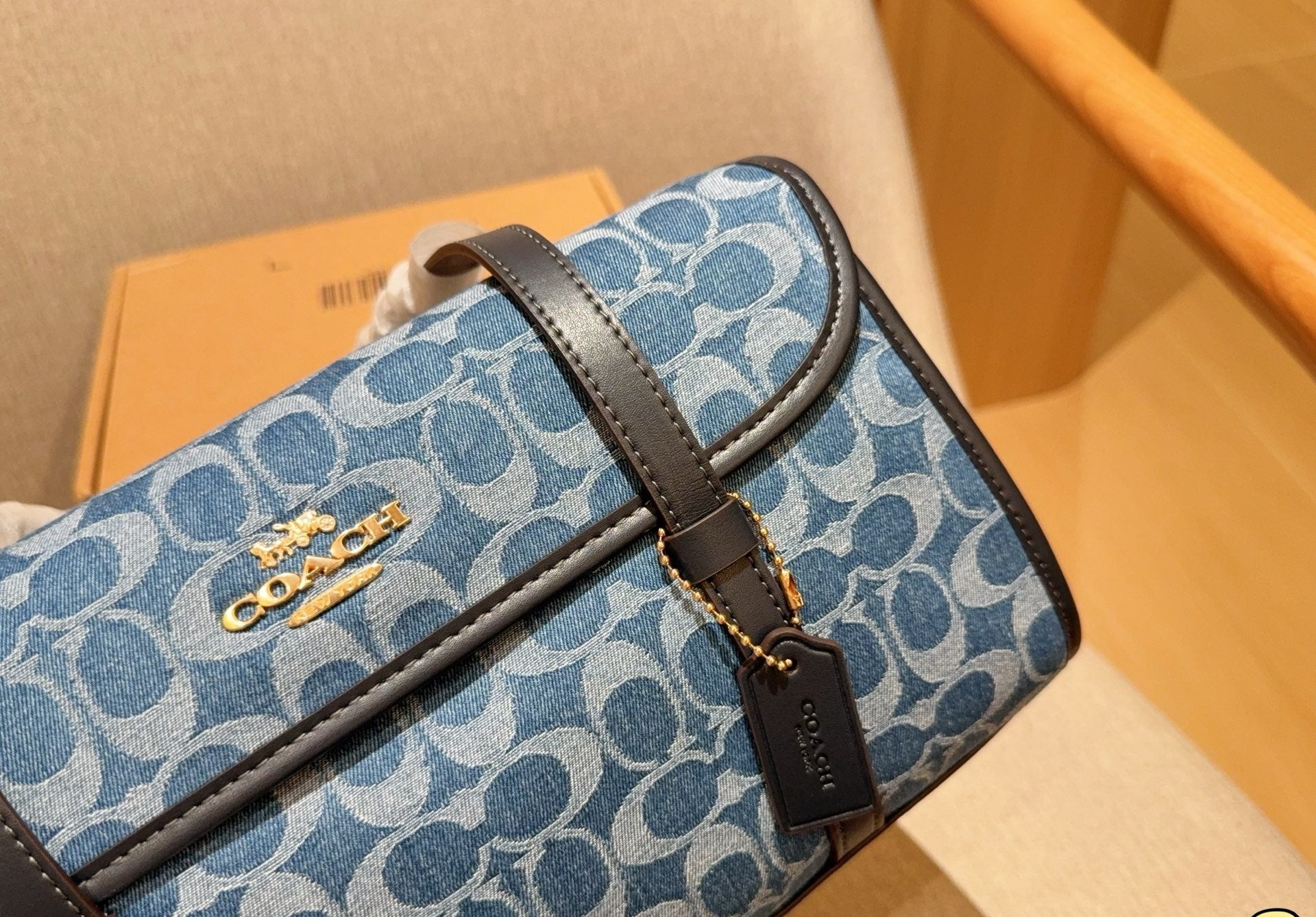 Coach Inspired Bridget Flap Shoulder Bag
