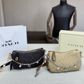 Coach Inspired Swinger 20 Crystal Signature Jacquard handbag