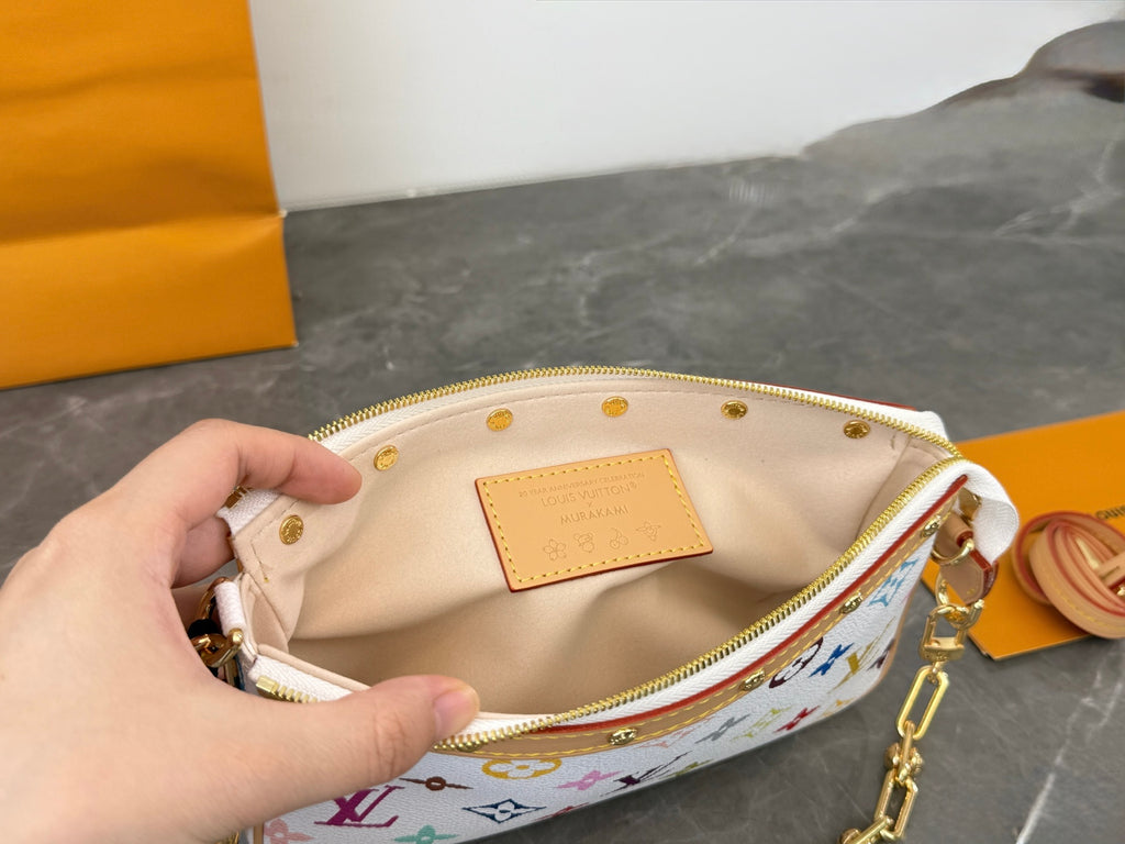 Louis Vuitton x Takashi Murakami Inspired Pochette Accessoires bag