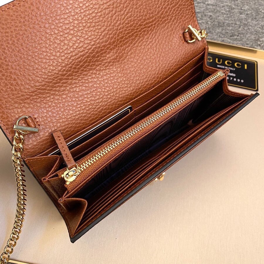 Gucci Inspired Jackie 1961 chain wallet