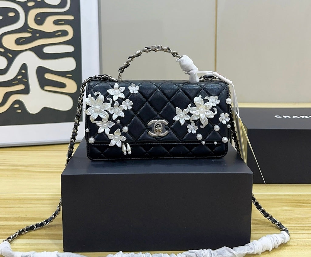 Chanel Inspired flap handbag