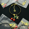 Louis Vuitton x Takashi Inspired Murakami Cerise Bracelet
