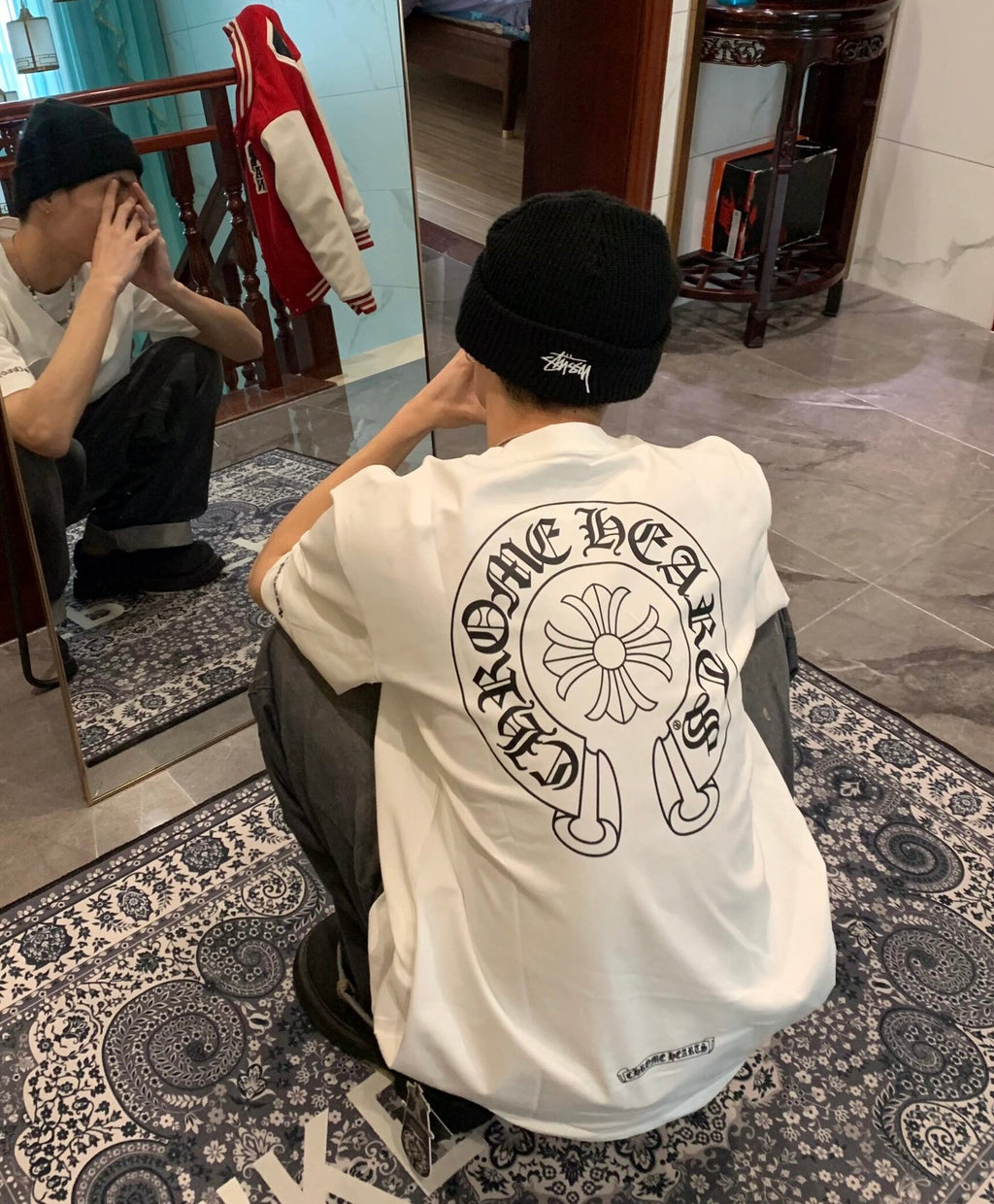 Chrome Hearts Inspired Hong Kong Horseshoe T-shirt