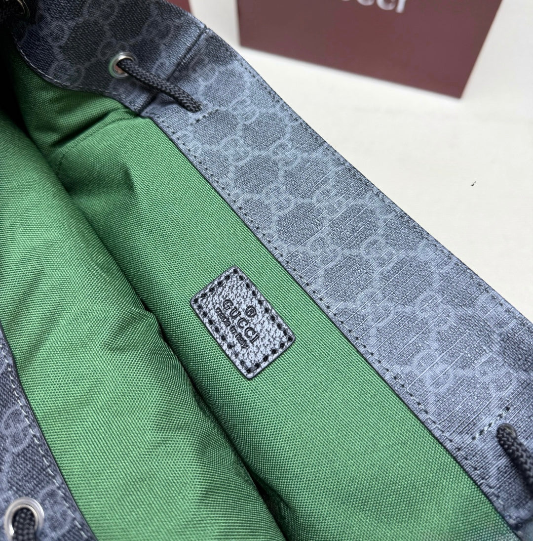 Gucci Inspired GG Black large backpack