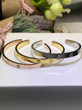 Cartier Inspired Love open cuff bracelet