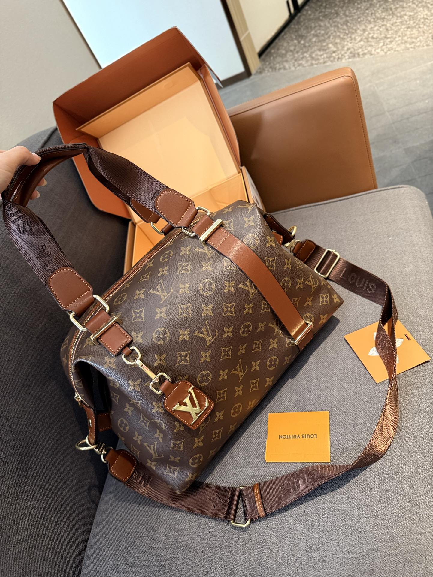Louis Vuitton Inspired Side Trunk MM bag