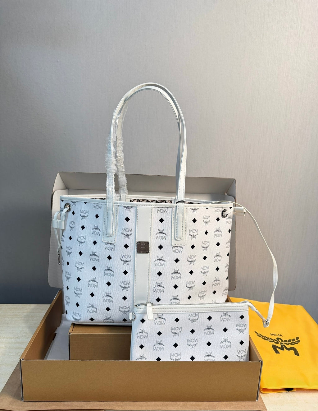 MCM Inspired Liz Reversible Shopper