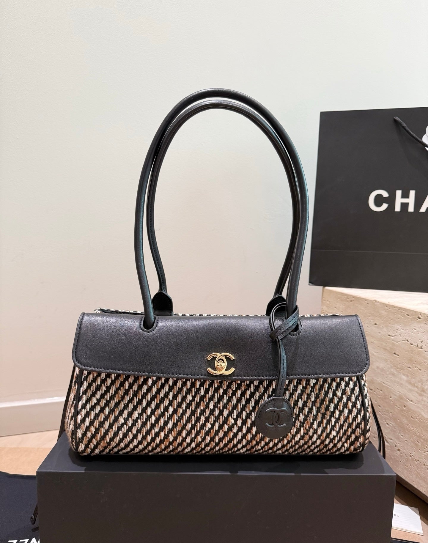 Chanel Inspired Urban Essentials Small Shopping Bag
