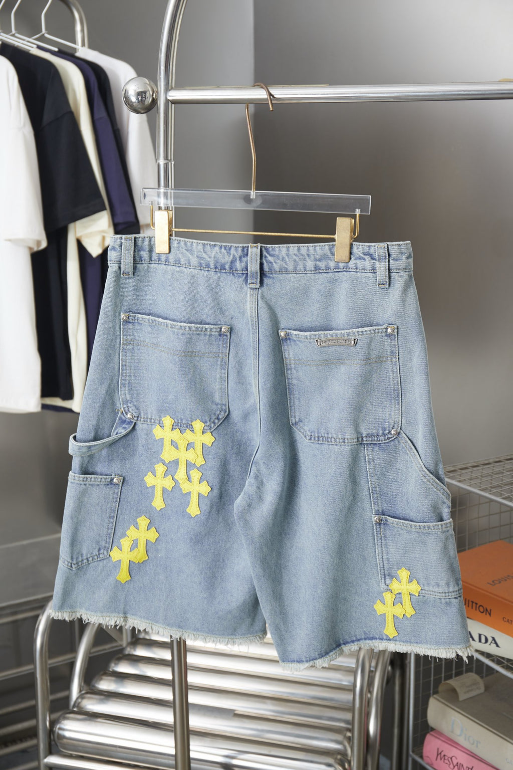Chrome Heart Inspired Jorts