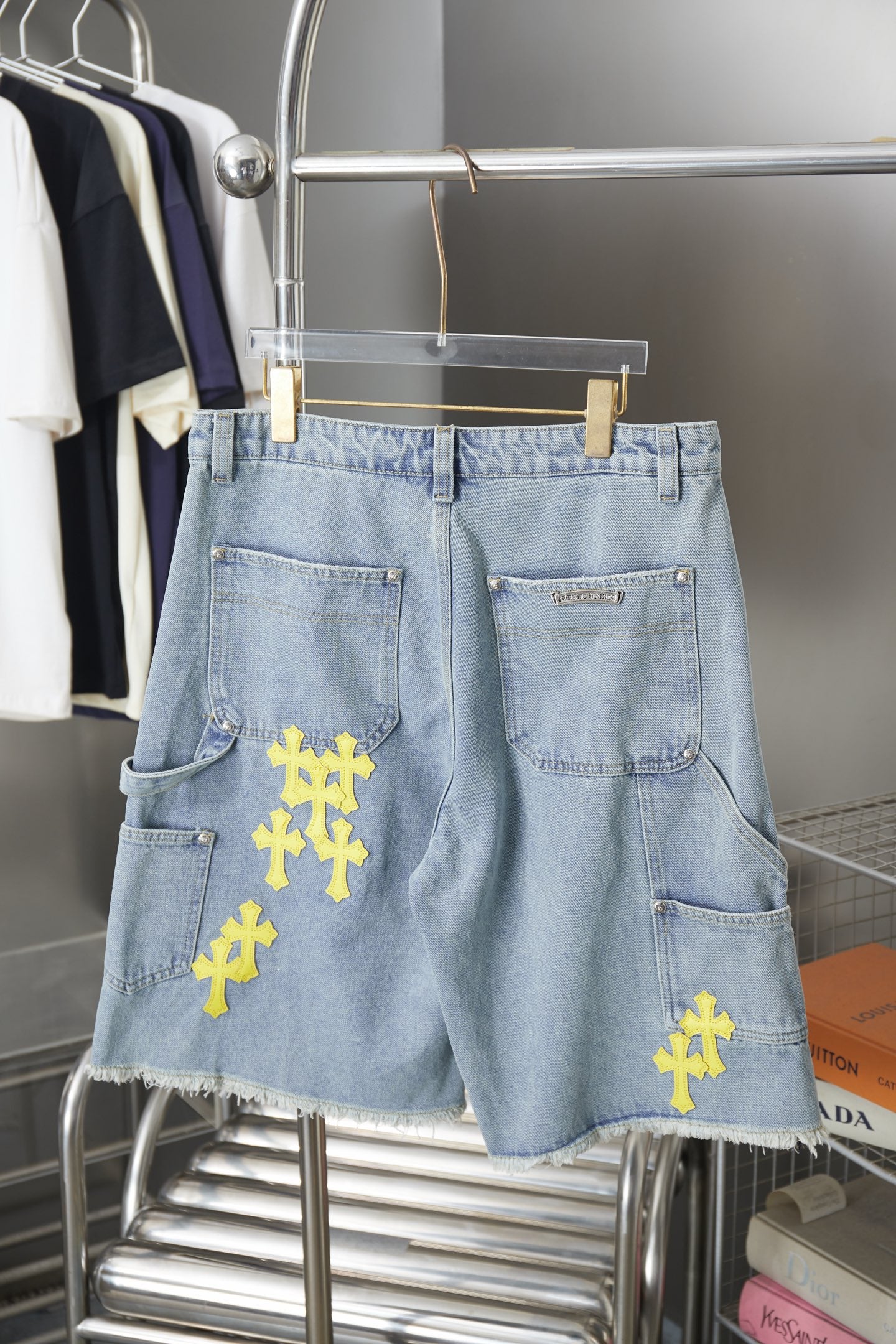 Chrome Heart Inspired Jorts