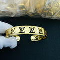 Louis Vuitton Inspired gold-tone metal Nanogram bracelet