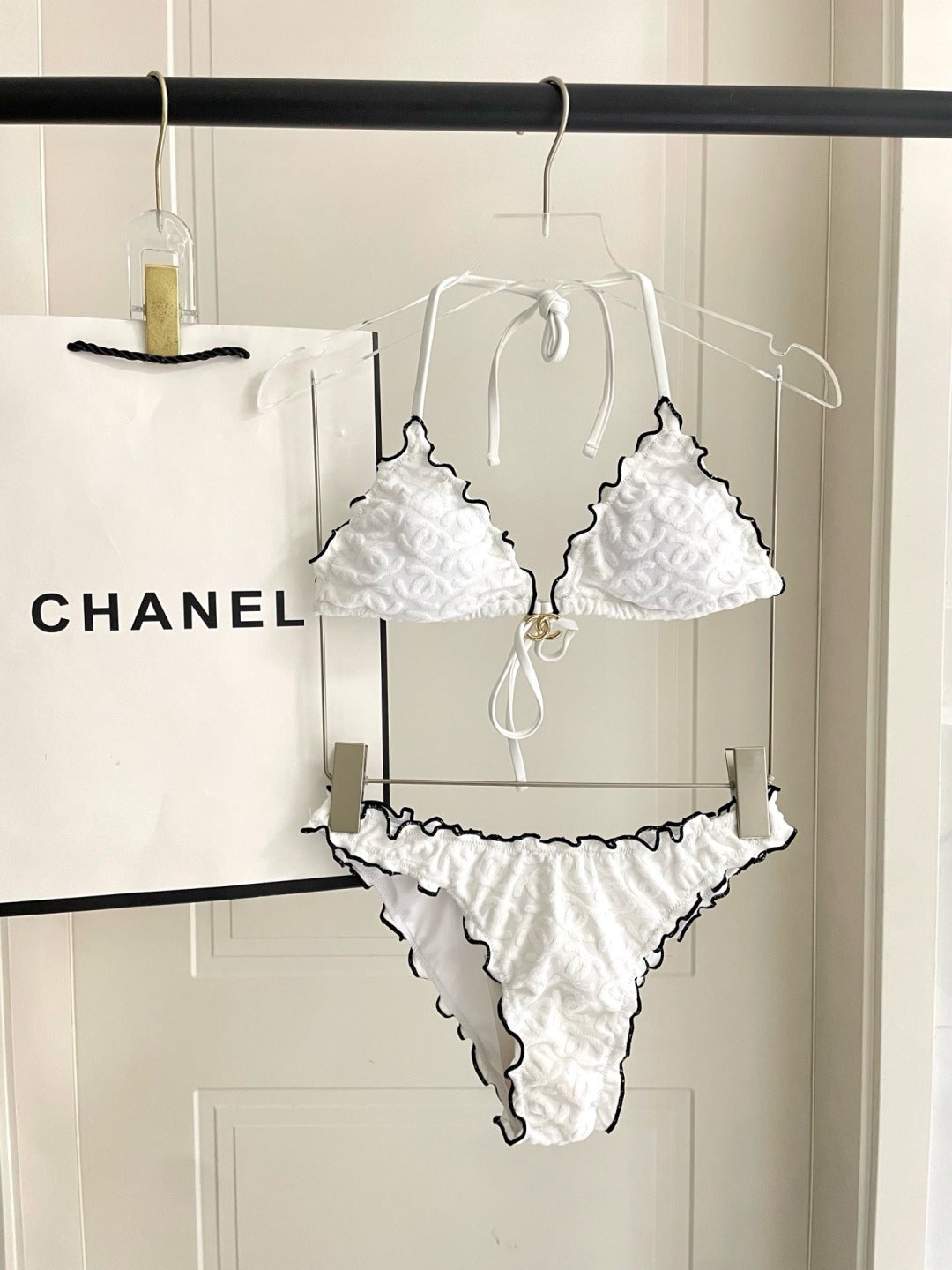 Chanel Inspired bikini set