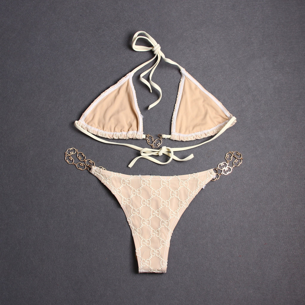 Gucci Inspired GG mesh bikini