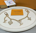 Louis Vuitton Inspired Fleur de Monogram bag charm chain