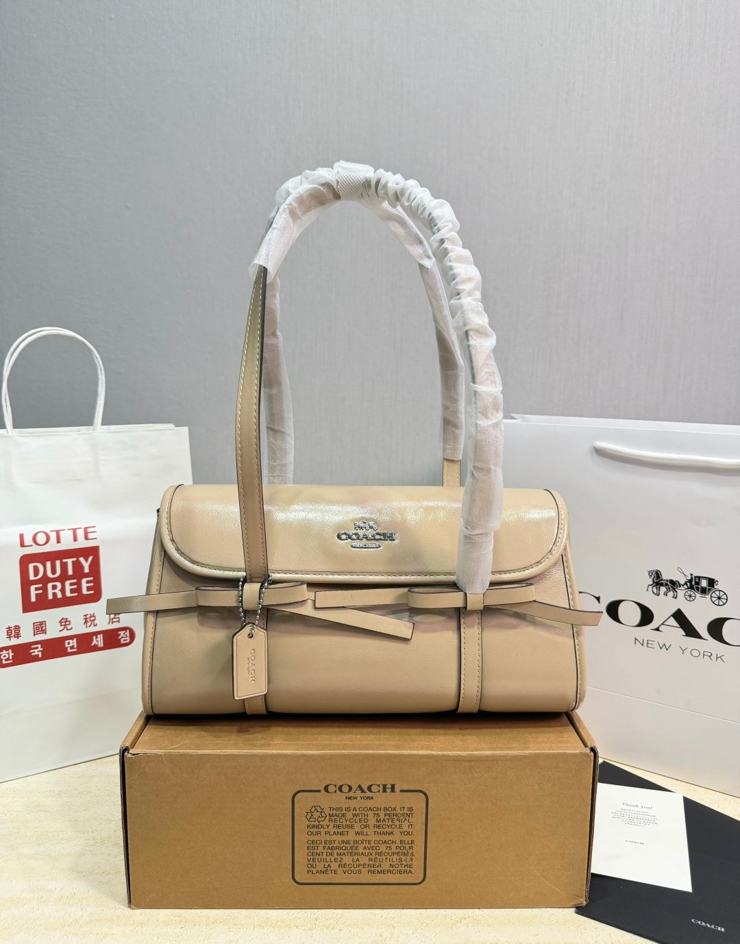 Coach Inspired Bridget Flap Shoulder Bag