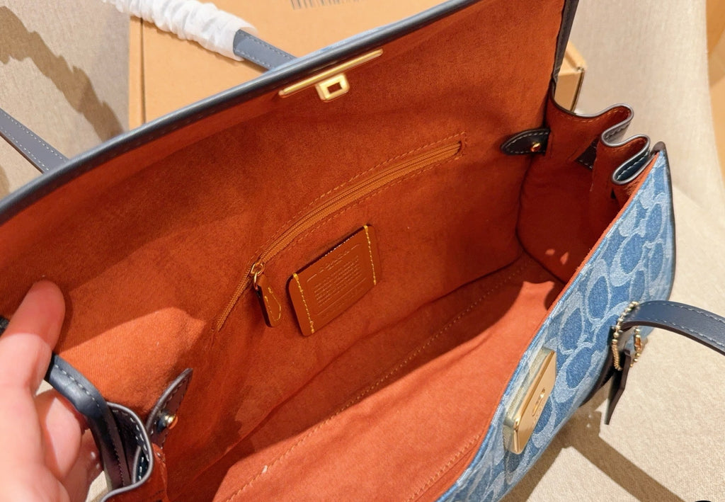 Coach Inspired Bridget Flap Shoulder Bag