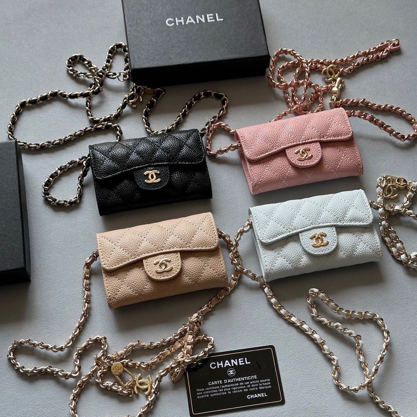 Chanel Inspired card holders