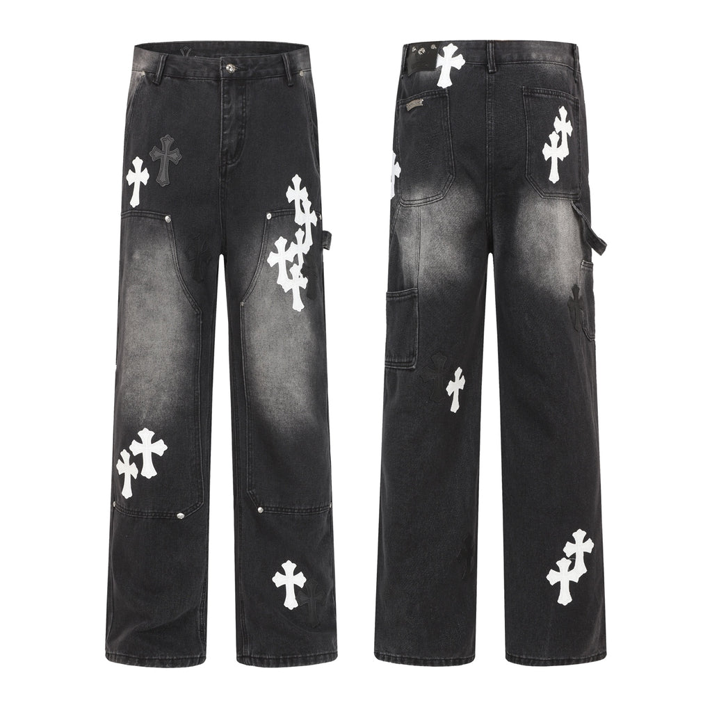 Chrome Hearts Inspired carpenter pants