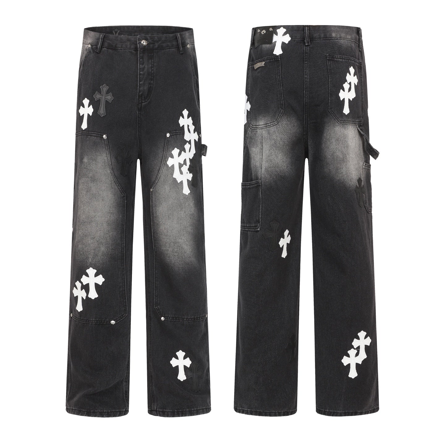 Chrome Hearts Inspired carpenter pants
