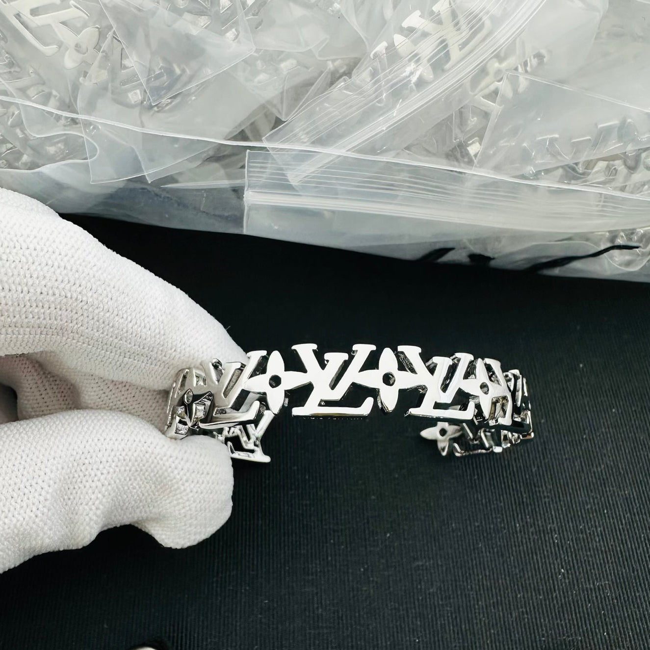 Louis Vuitton Inspired monogram bracelet