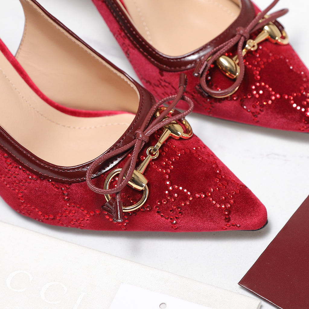 Gucci Inspired slingback pumps
