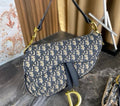 Dior Inspired Oblique Saddle Bag