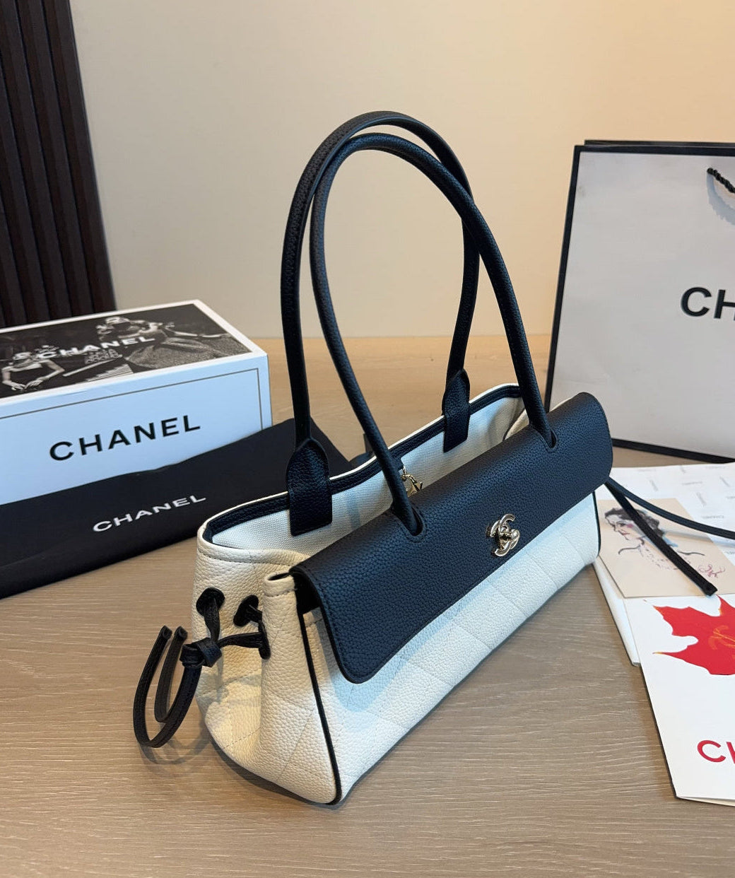 Chanel Inspired Urban Essentials Small Shopping Bag