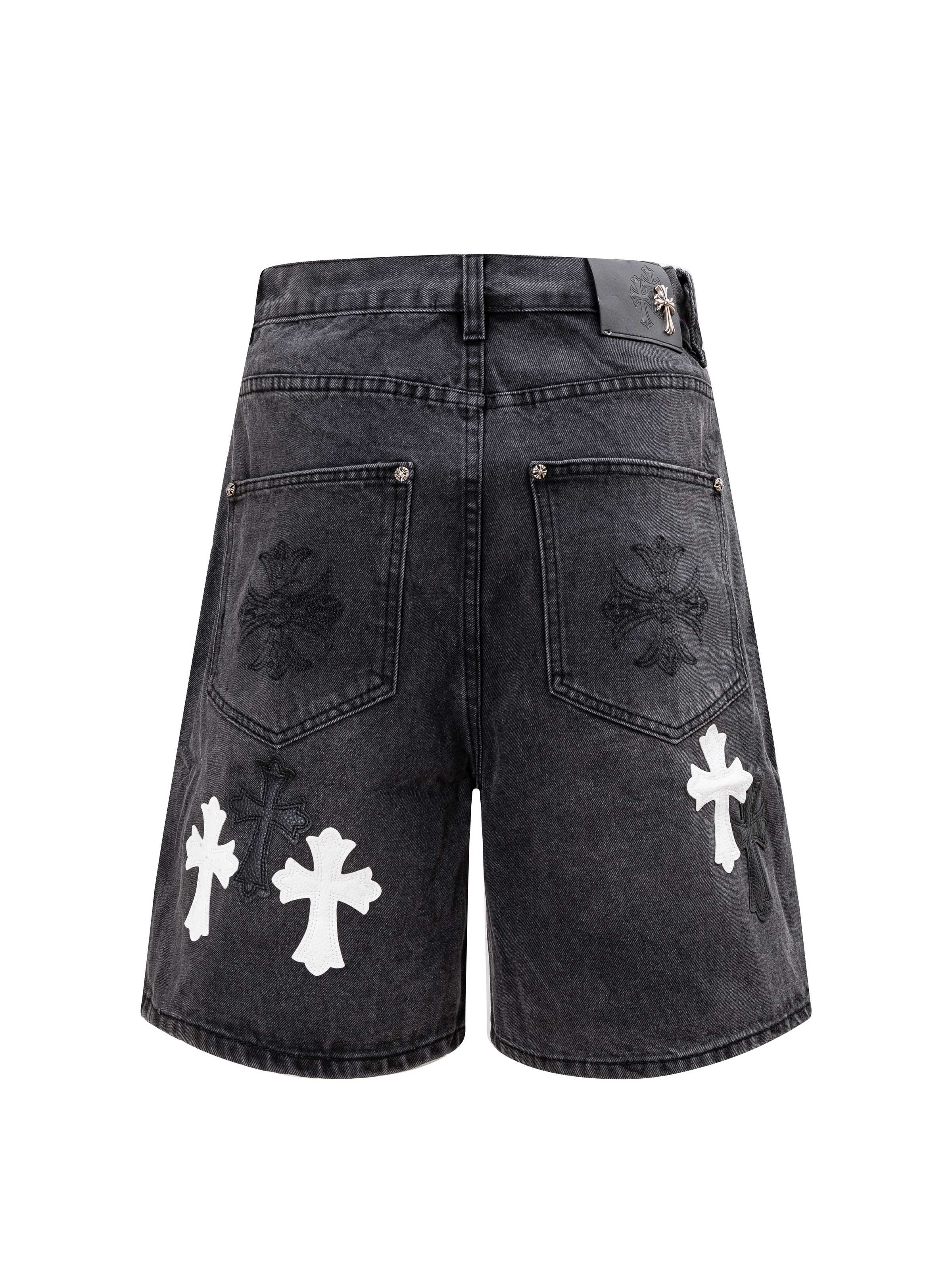 Chrome Heart Inspired Shorts