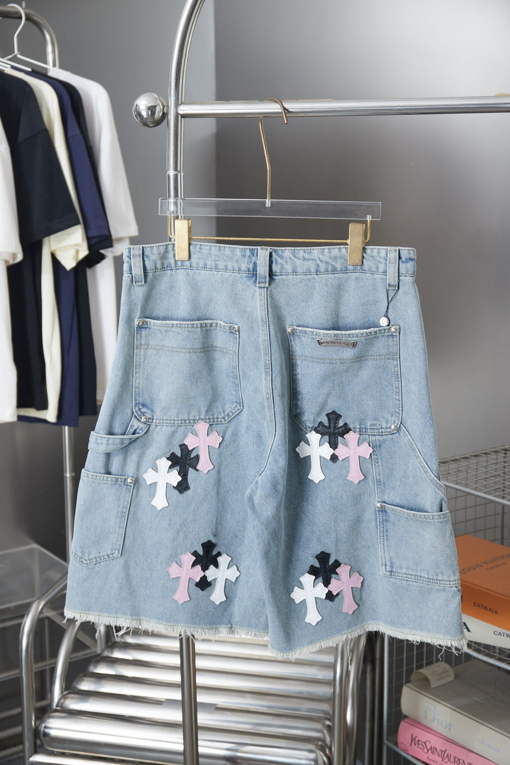 Chrome Heart Inspired Jorts