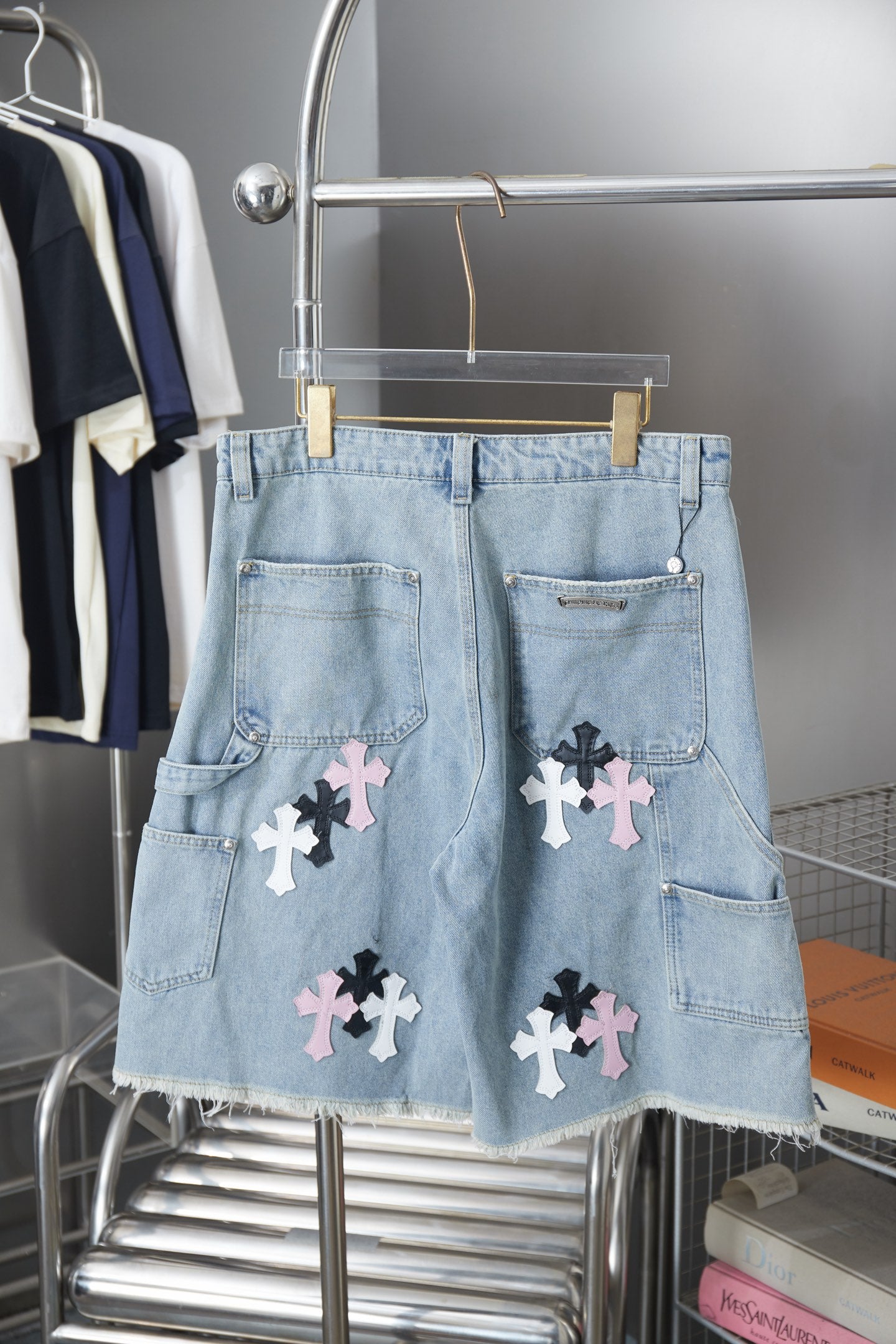Chrome Heart Inspired Jorts