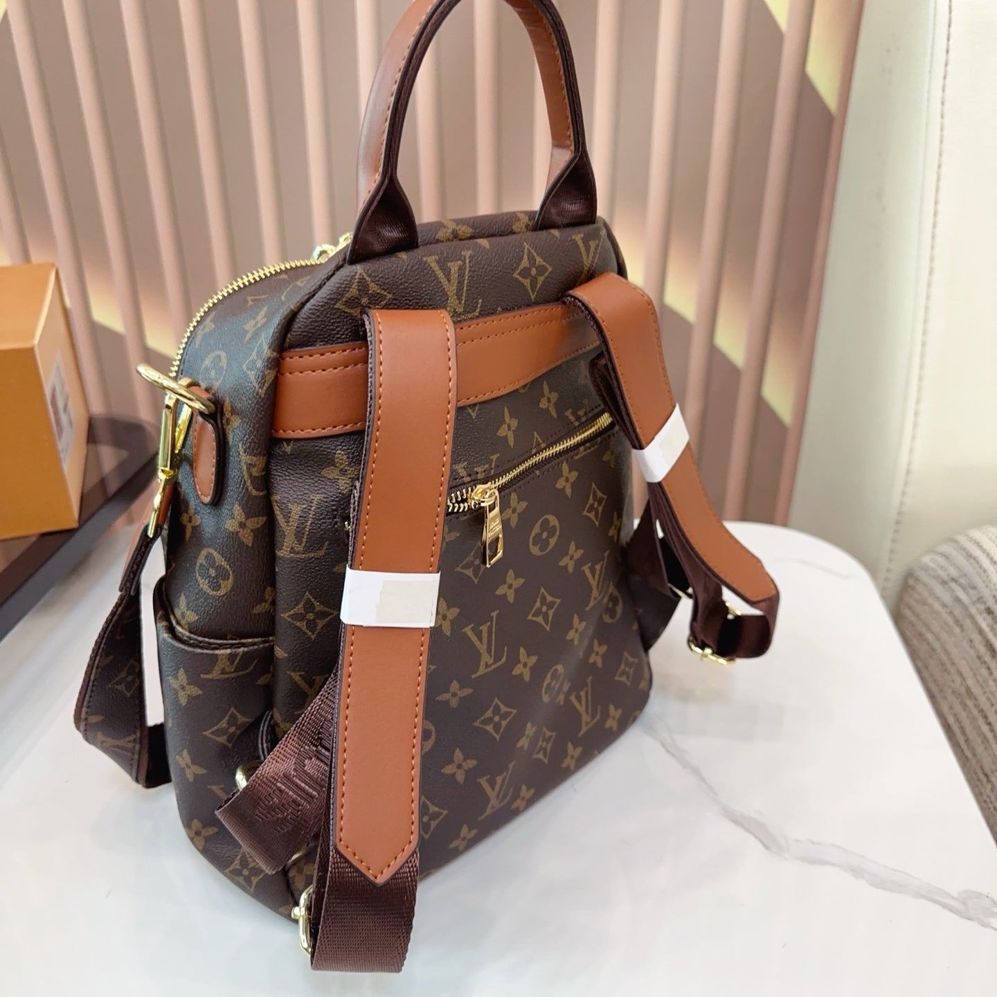 Louis Vuitton Inspired Backpack