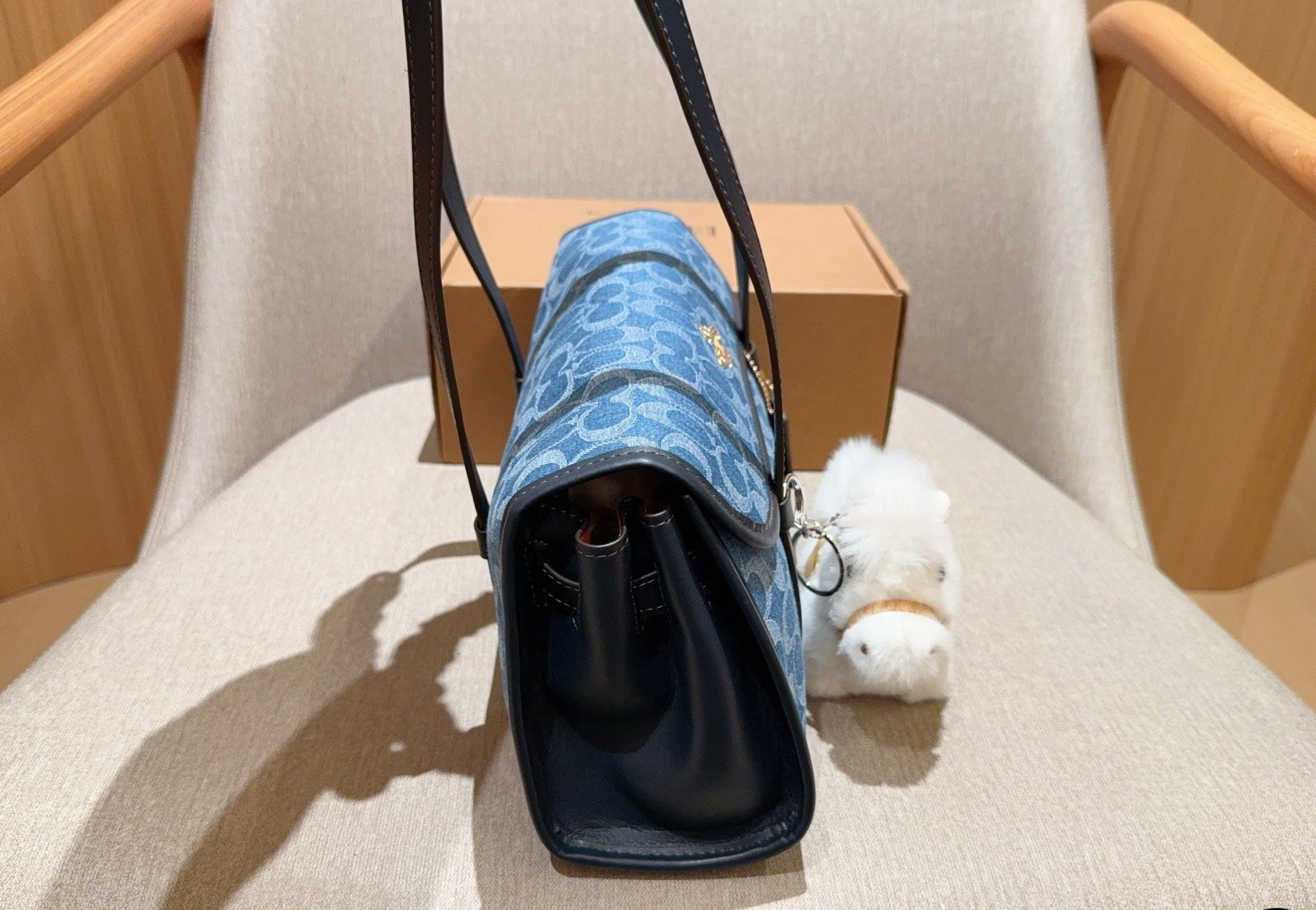 Coach Inspired Bridget Flap Shoulder Bag